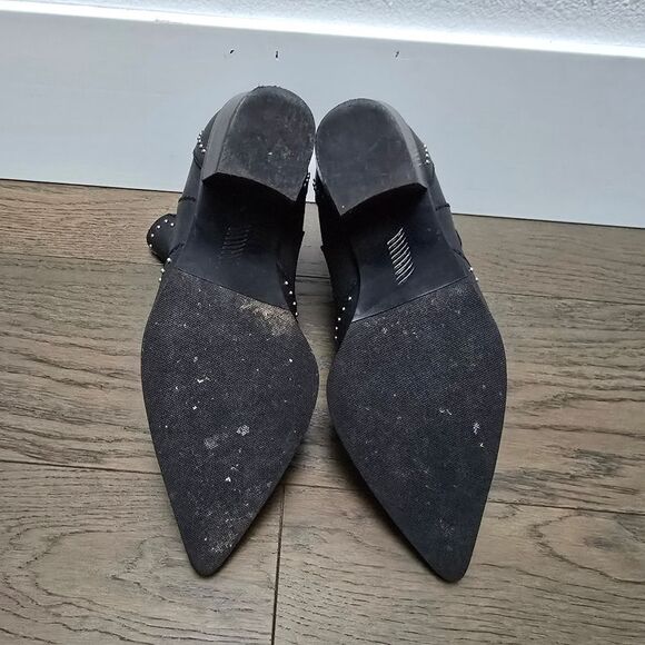 Paige Willa Studded Leather Western Chelsea Boot in Black - Picture 13 of 14